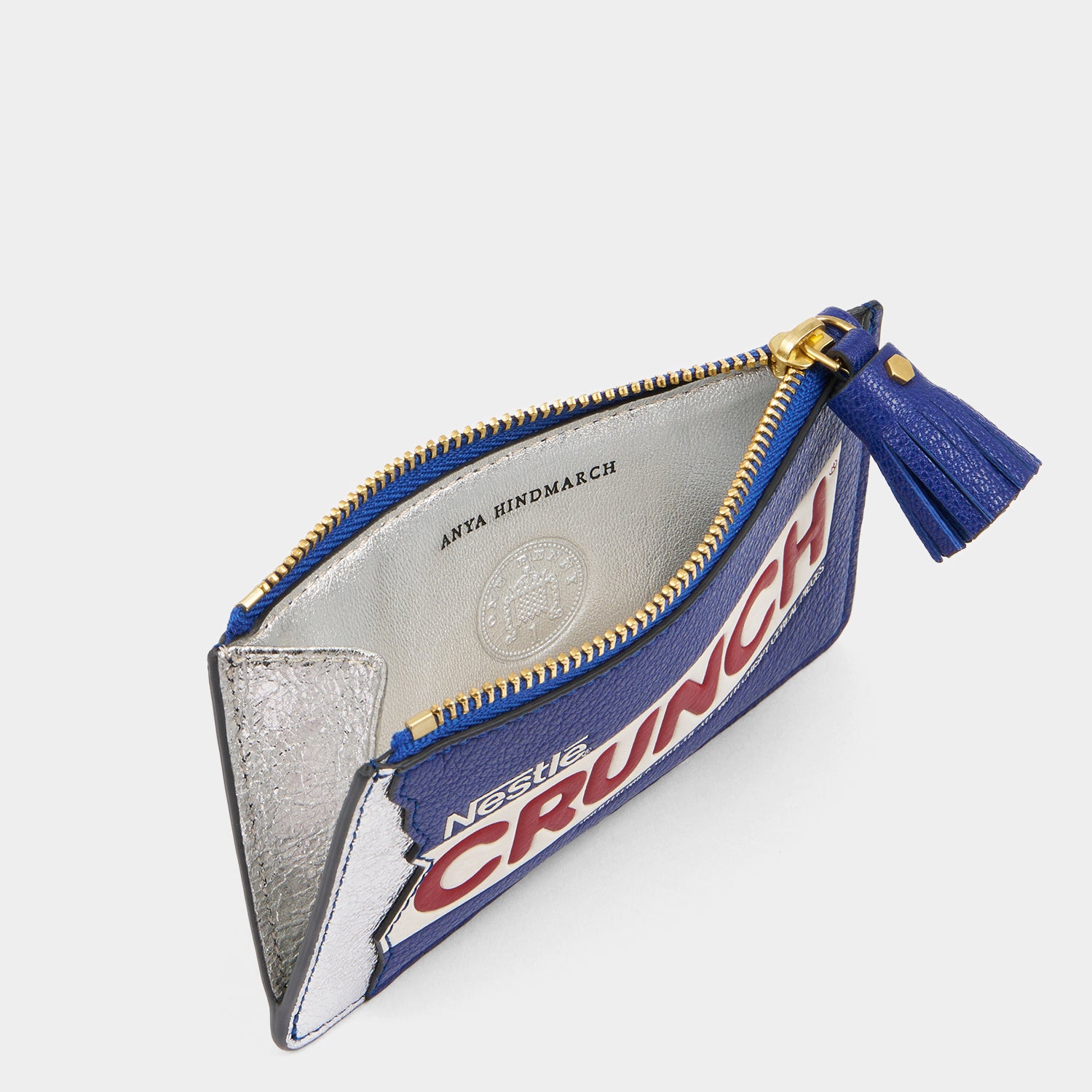 「Crunch」ジップ カードケース -

          
            Capra Leather in Dark Blue -
          

          Anya Hindmarch JP
