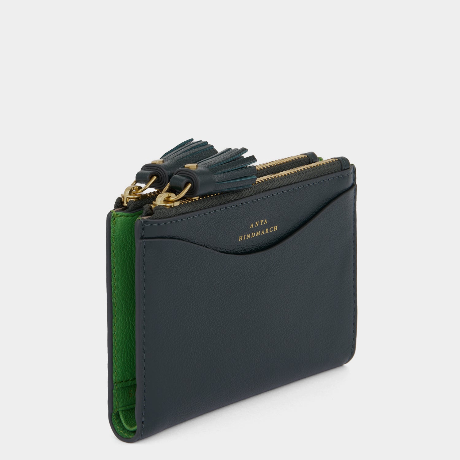 ピーピング アイズ スモール ダブルジップ ウォレット -

          
            Shiny Capra in Ink Green -
          

          Anya Hindmarch JP
