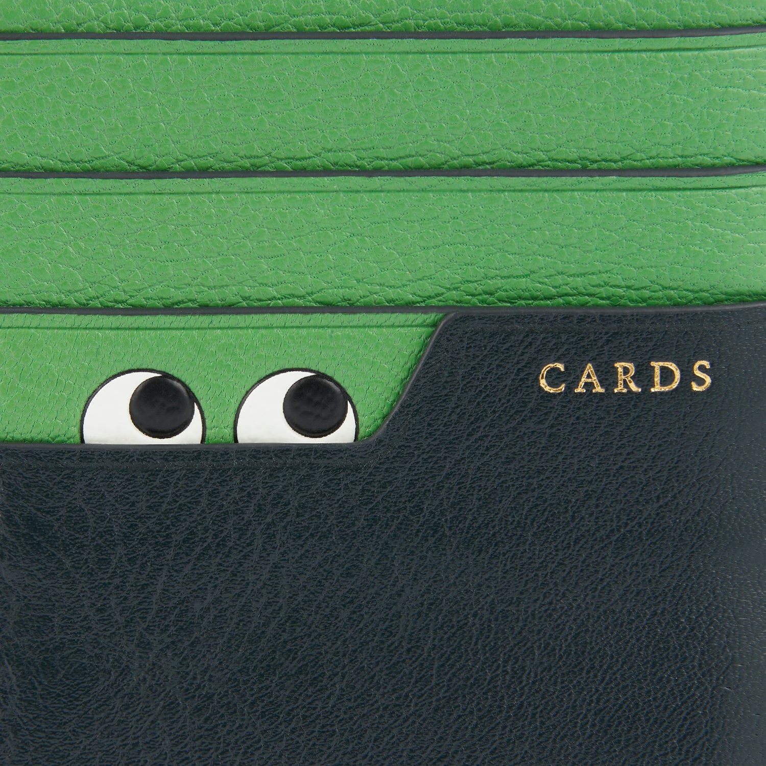 ピーピング アイズ ジップ カードケース -

          
            Shiny Capra in Ink Green -
          

          Anya Hindmarch JP
