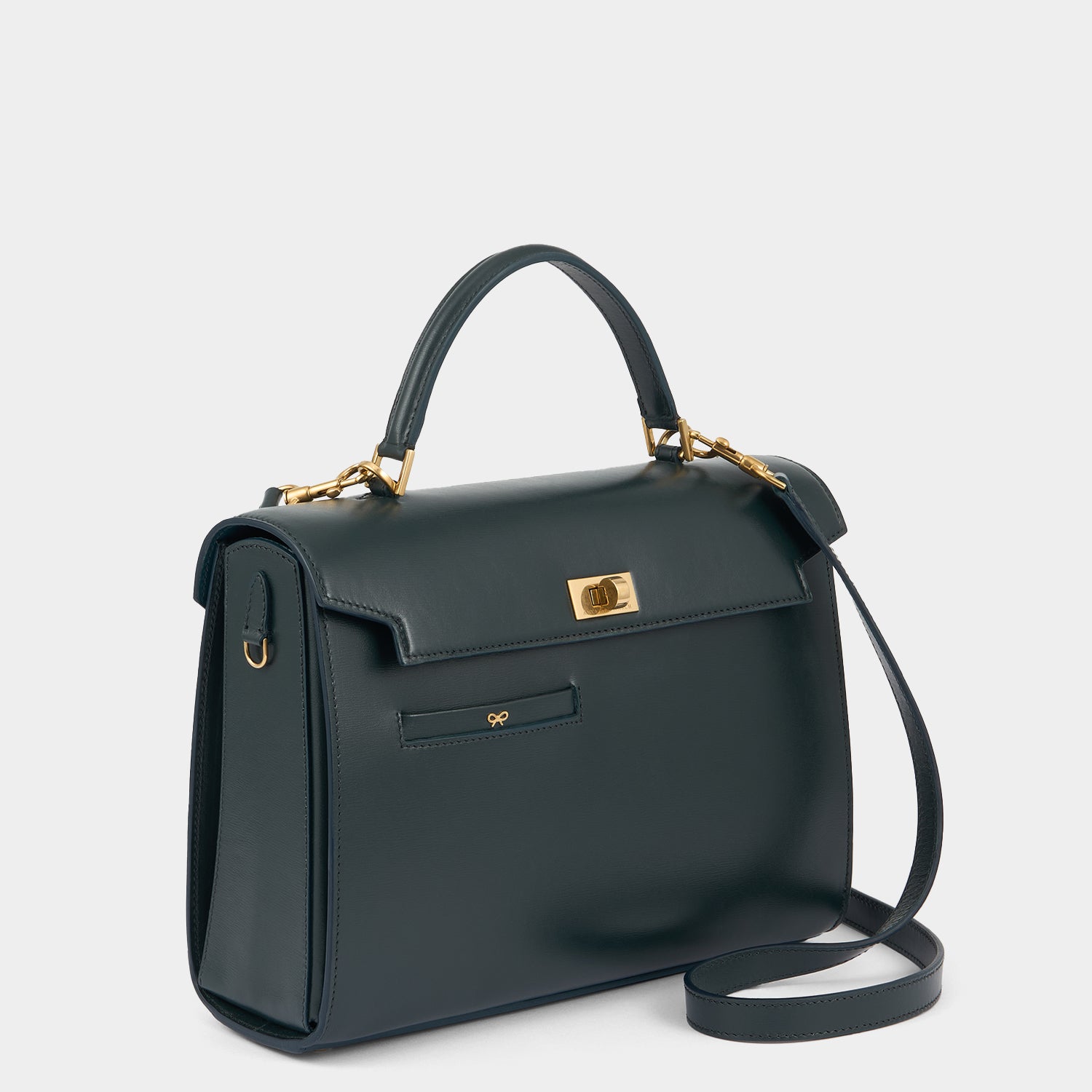 モティマー -

          
            Shiny Box Calf in Ink Green -
          

          Anya Hindmarch JP
